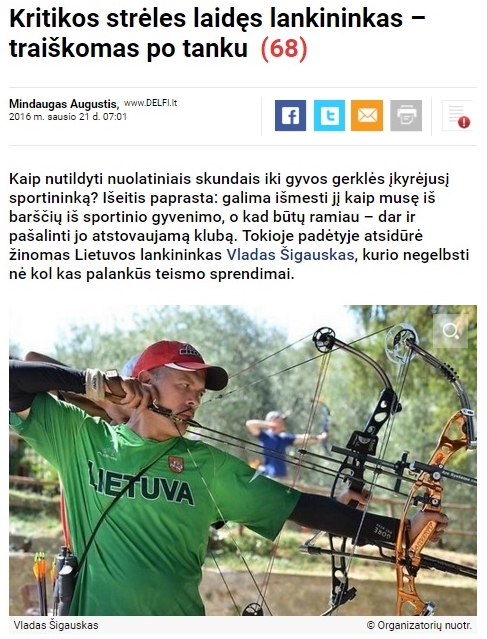 Sausį laurus nuskynė M. Augusčio straipsnis