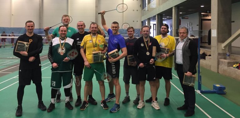 Sporto žurnalistų badmintono turnyre – tas pats nugalėtojas trečią kartą iš eilės