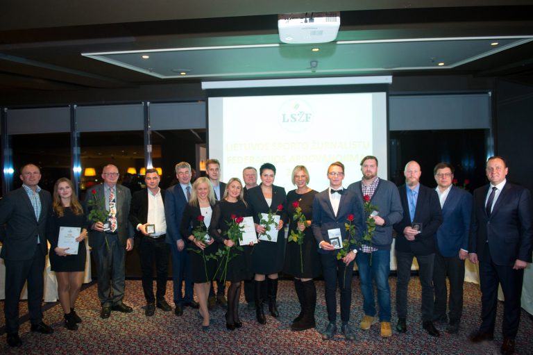Sporto žurnalistai pagerbė 2019 metų laureatus