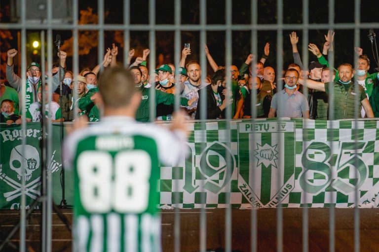 „Mėnesio sporto nuotraukos“ konkurso laureatas užfiksavo „pandemišką” akimirką