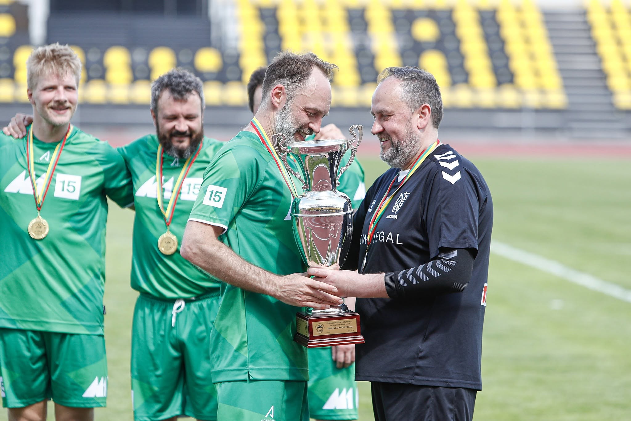 Geografija plečiasi: žurnalistų futbolo čempionatas surengtas Šiauliuose
